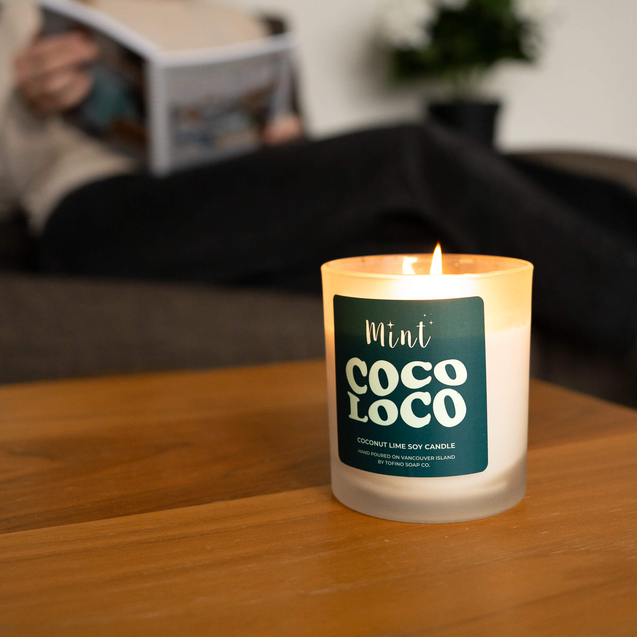 Candle with a &