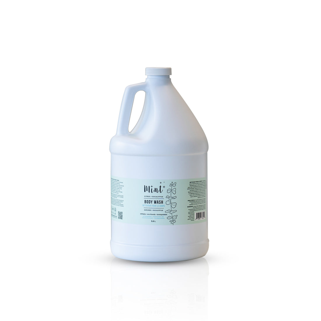 A 3.8-liter jug of Mint Cleaning Products&