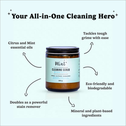 Cleaning Scrub - Glass Jar