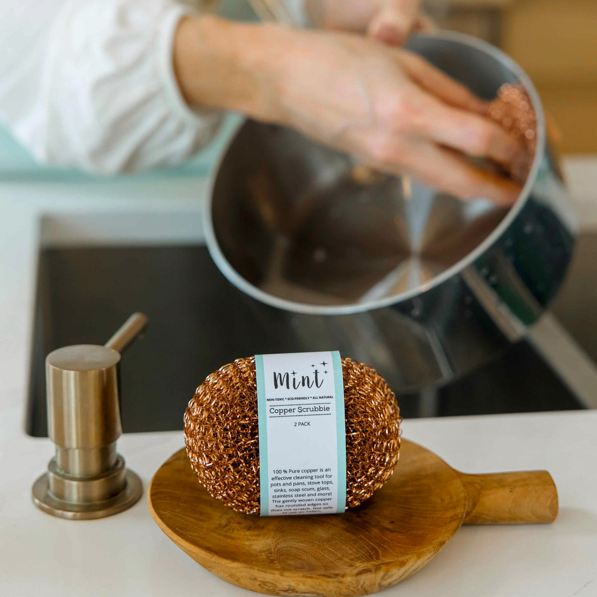 Copper Scrubbie - 2 pack – Mint Cleaning Products