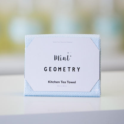 Mint + Geometry Kitchen Tea Towel