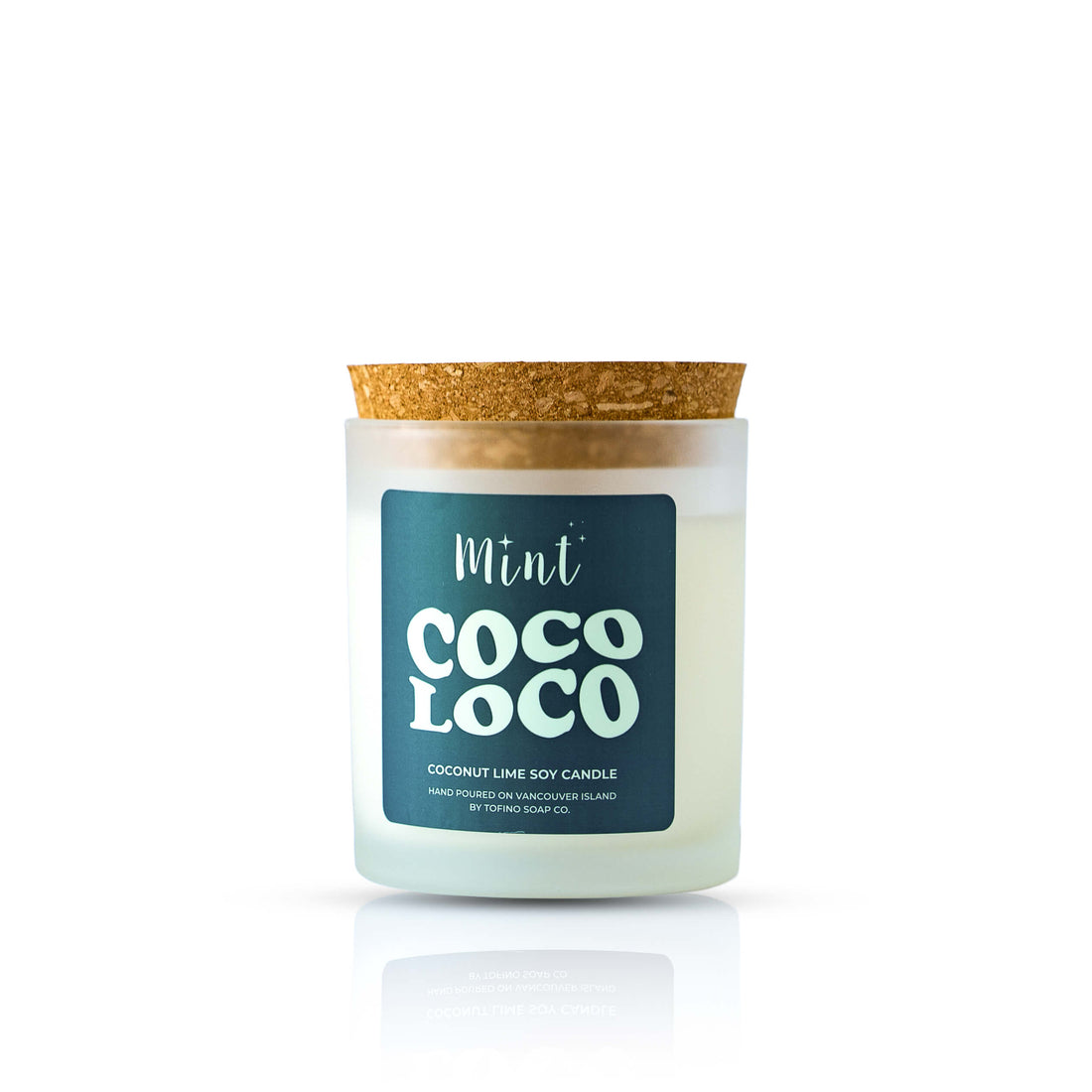 Candle with a cork lid and &