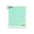 Mint x Goldilocks Swedish Dishcloth with mint green star design, laid flat on a white background.