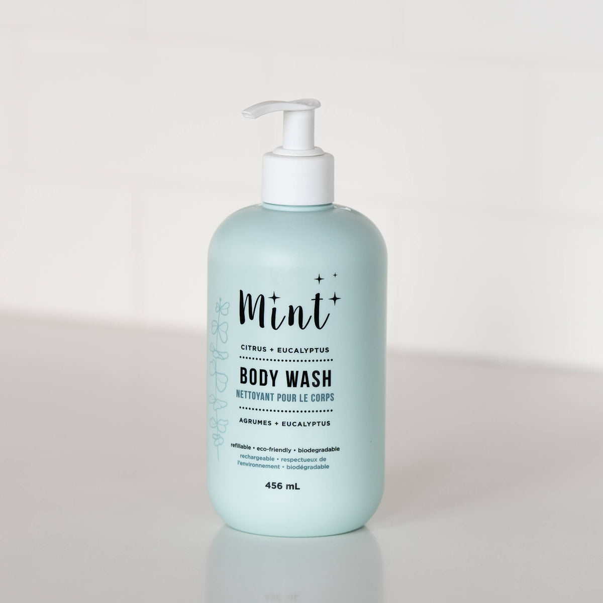 Natural Body Wash – Mint Cleaning Products