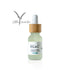 Bottle of Mint essential oil with wooden cap on a white background, featuring &