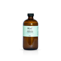 Mint Floor Wash in a 456ml amber glass bottle on a white background, highlighting its eco-friendly and biodegradable formula for floor cleaning.