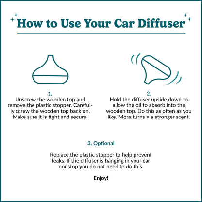 Essential Oil Car Diffuser