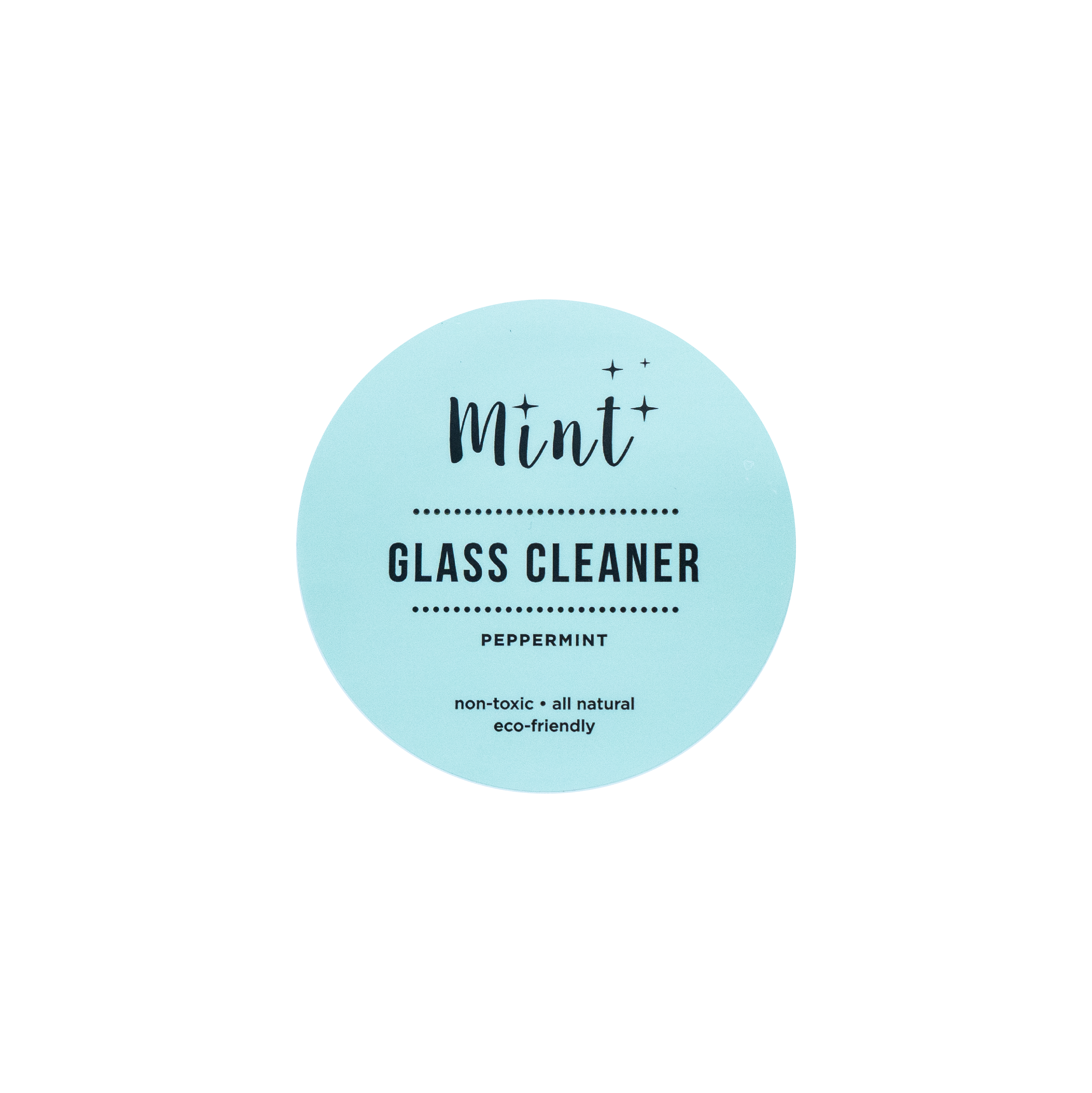 Glass Cleaner Label