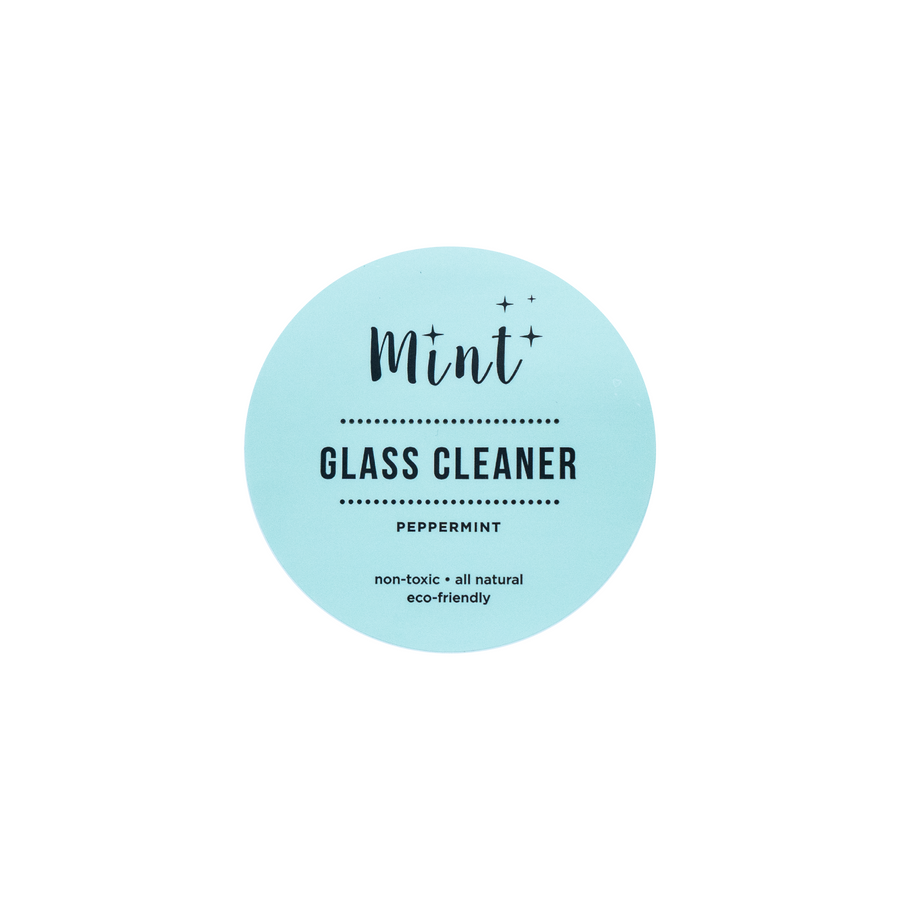 Glass Cleaner Label